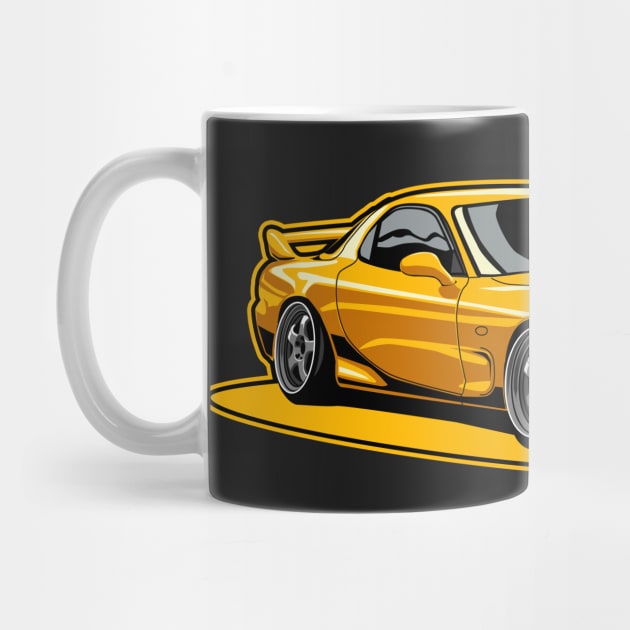 MAZ DA RX7 jdm illustration by ASAKDESIGNS